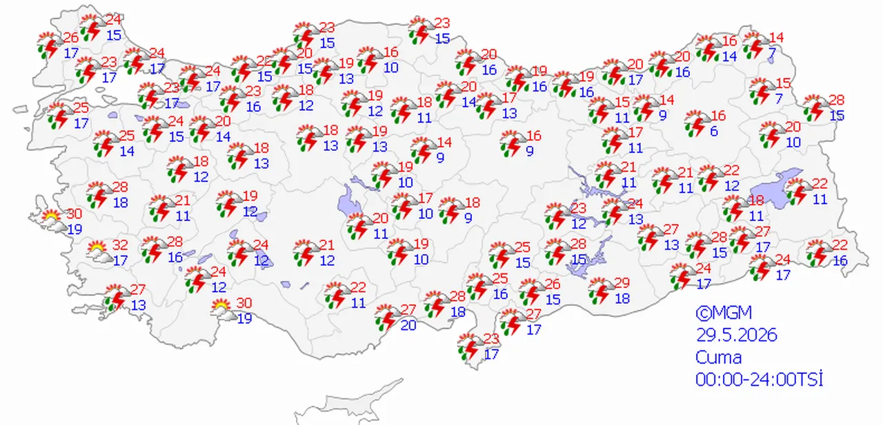 Yarın yağmur yağacak mı, bayramın 3. ve 4. günü hava nasıl olacak?