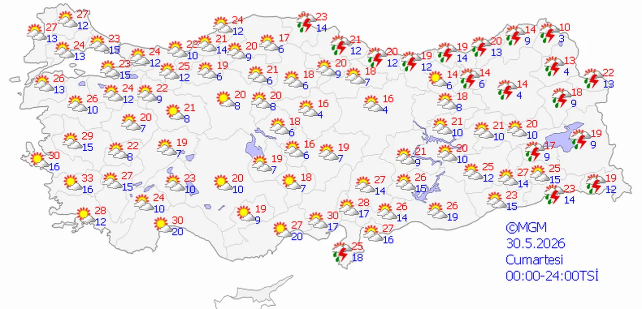 Yarın yağmur yağacak mı, bayramın 3. ve 4. günü hava nasıl olacak?