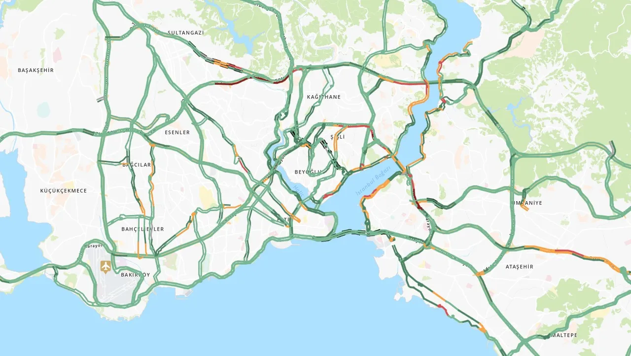 İstanbulda yollar boş! O trafikten şimdi eser yok