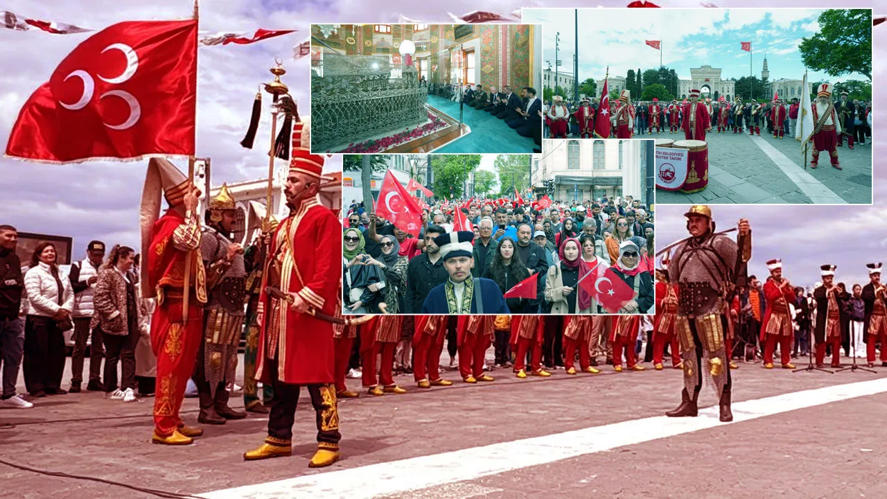 İstanbul’da fetih şöleni başladı! Beyazıt’tan Ayasofya’ya coşkulu yürüyüş