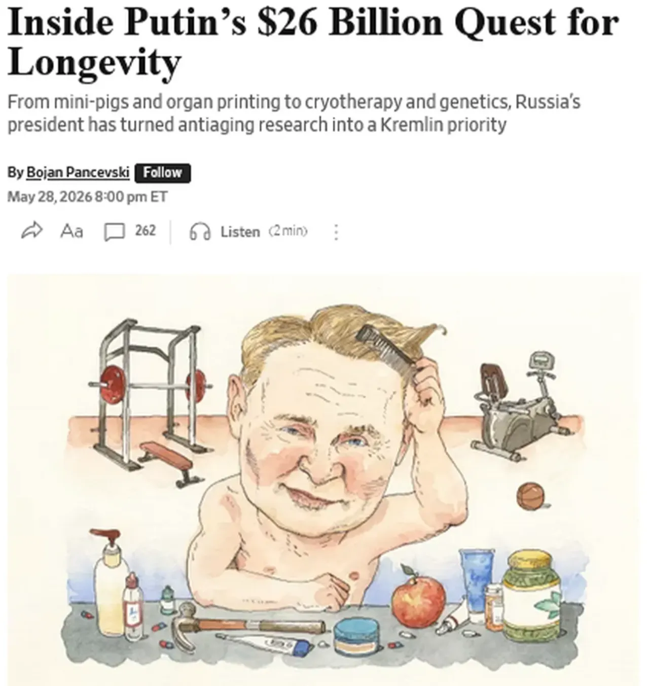 Rusya’nın en gizli projesinin başında Putinin kızı çıktı! Rus liderin 150 yıl yaşaması için 26 milyar doları devreye soktular