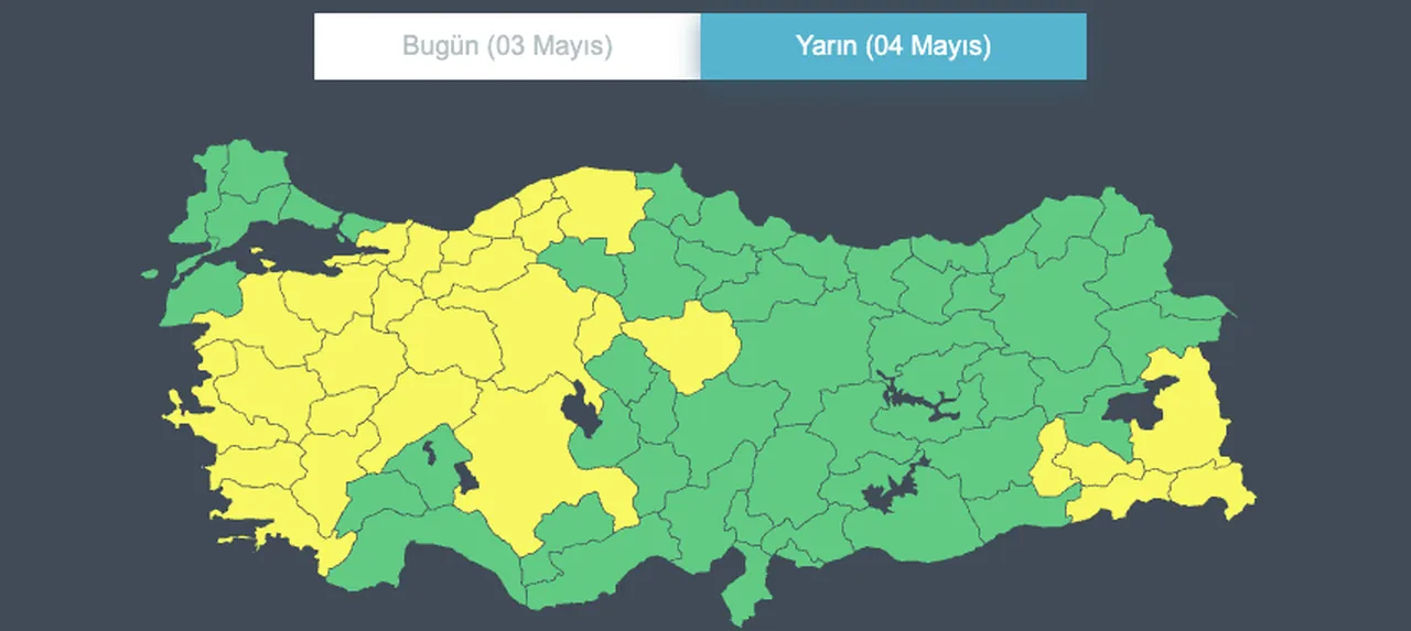 44 il için sarı kodlu uyarı! Havalar ne zaman ısınacak, bu hafta yağmur var mı?