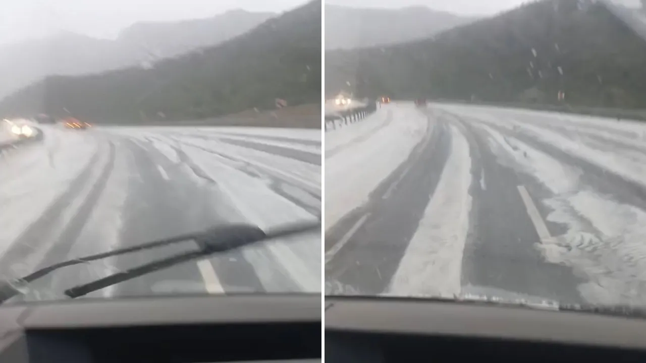Antalya'da kar ve dolu sürprizi! Bir anda bastırdı, görenler şaşkına döndü