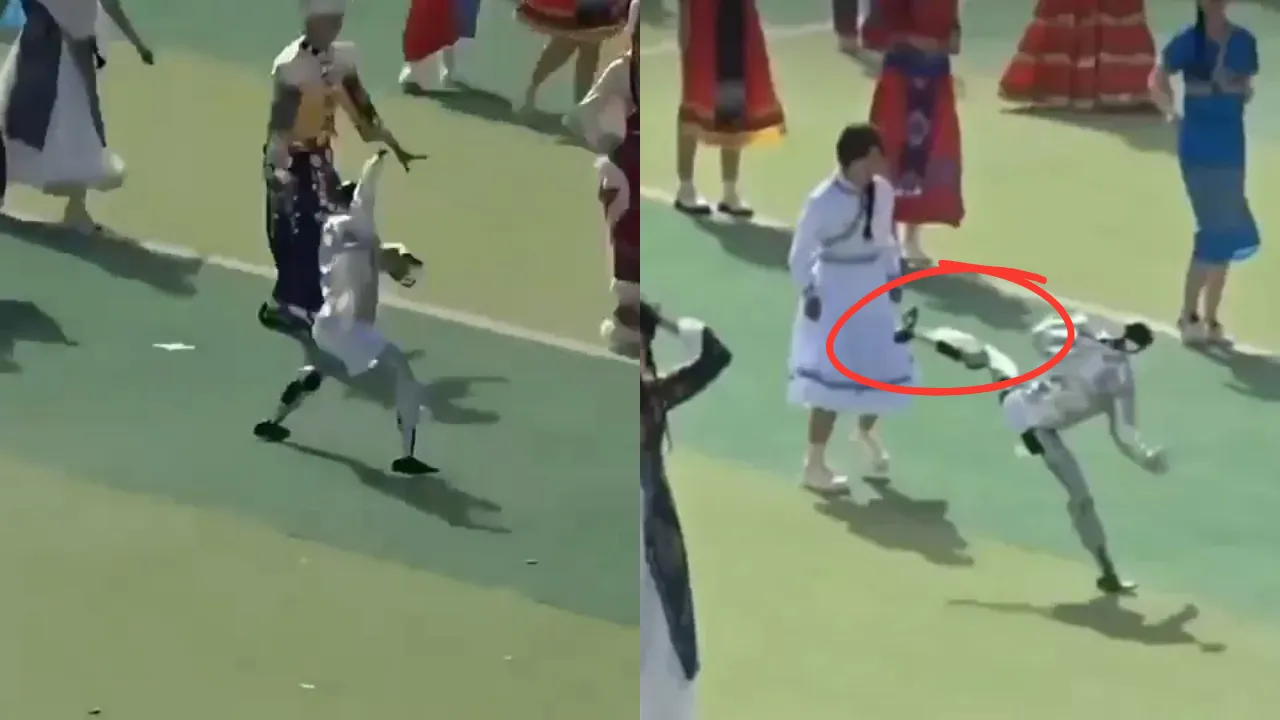  Çinli robot festivali birbirine kattı! Katılımcılar kaçacak yer bulamadı
