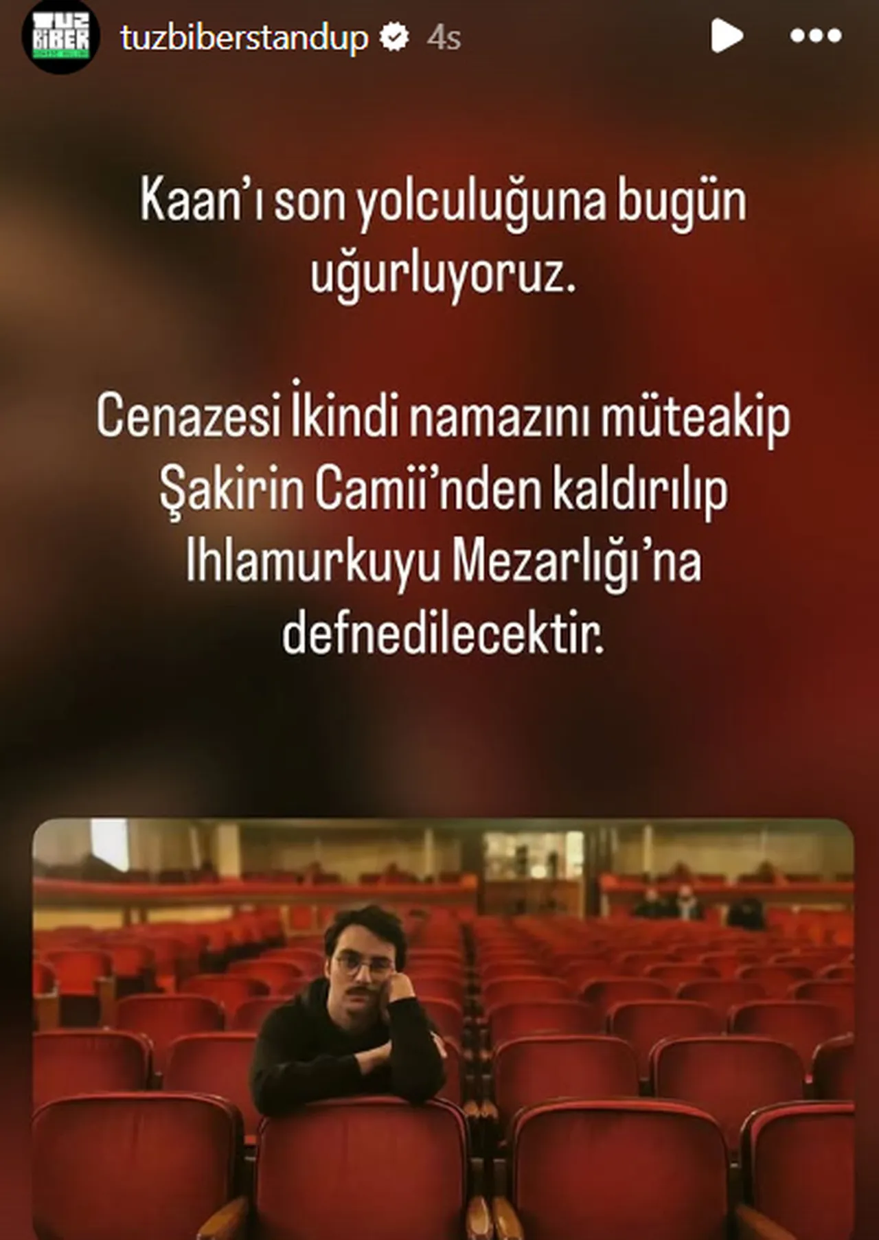Genç komedyen Kaan Sertdemir 28 yaşında hayatını kaybetti
