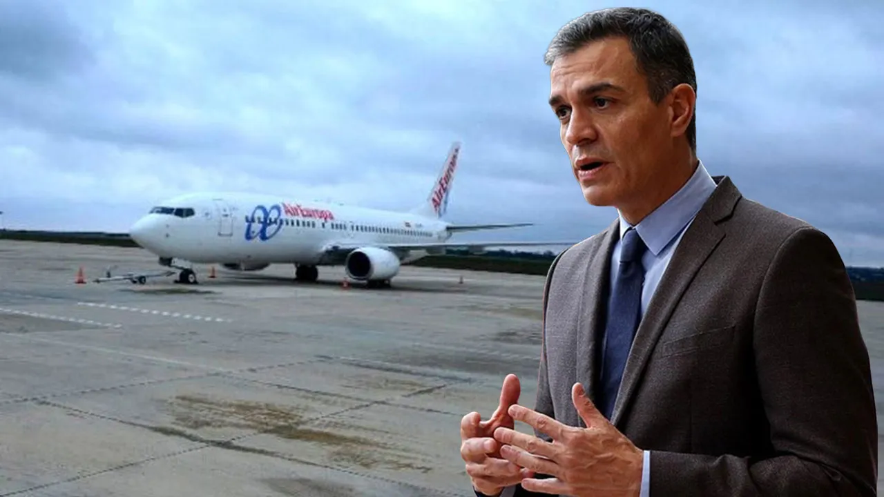 İspanya Başbakanı Pedro Sanchez'in uçağı Ankara'ya acil iniş yaptı! 
