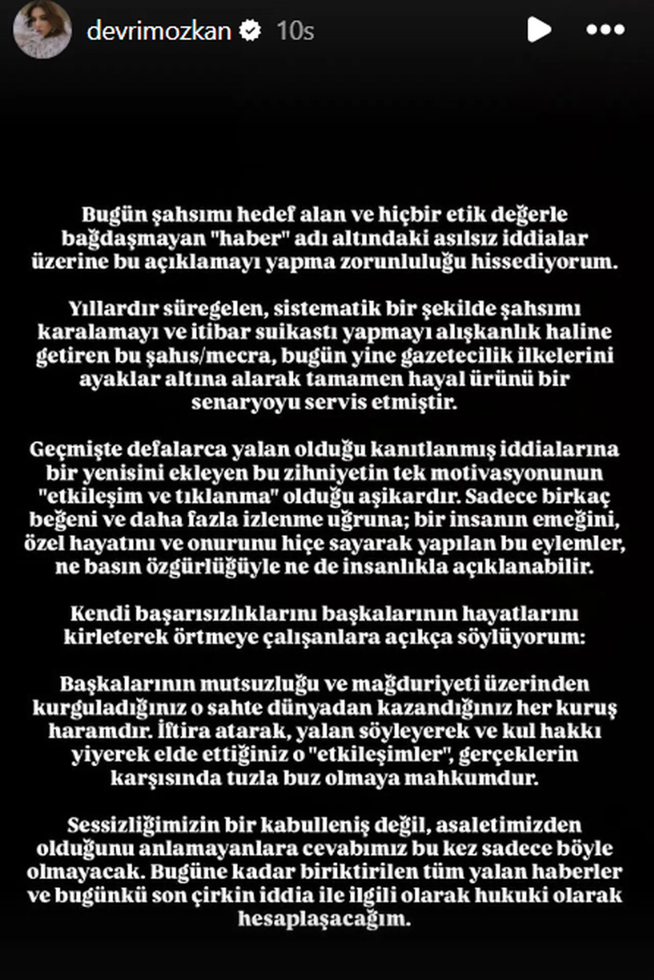 “Saçı kokuyor” iddiası yeraltı dizisi setini karıştırdı! Devrim Özkan sert çıktı