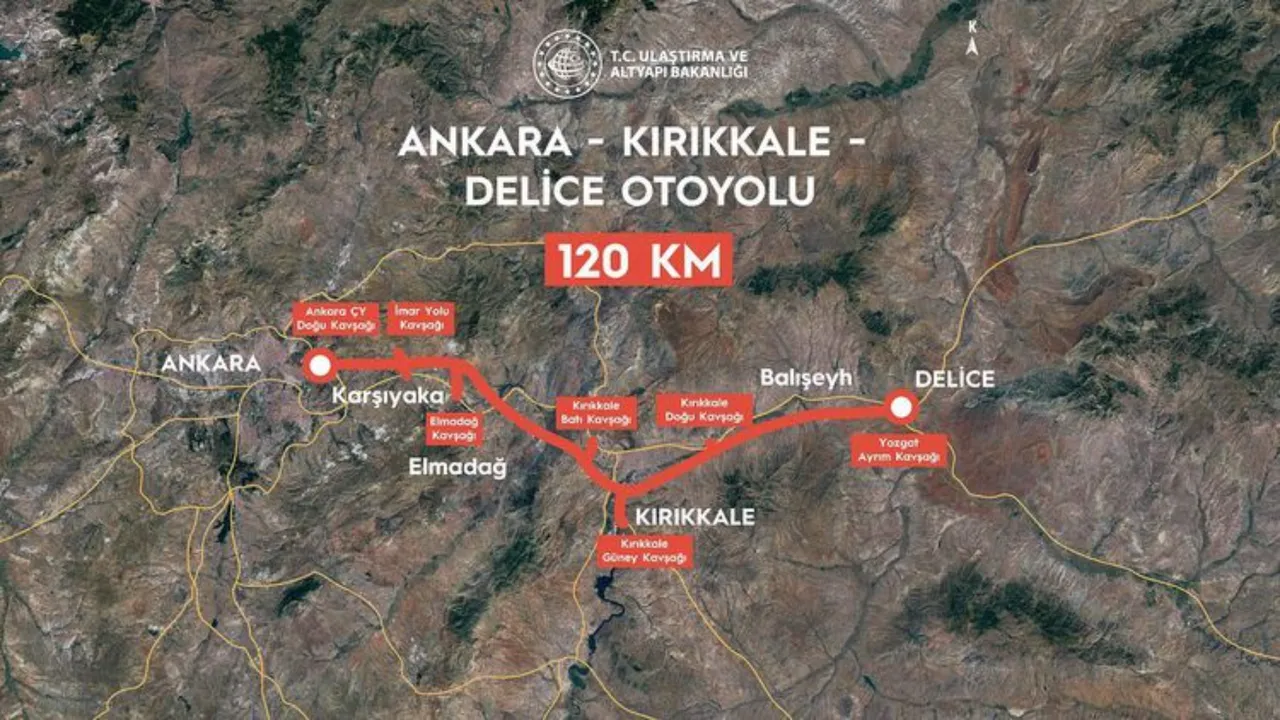 Ankara-Kırıkkale-Delice Otoyolu Projesi