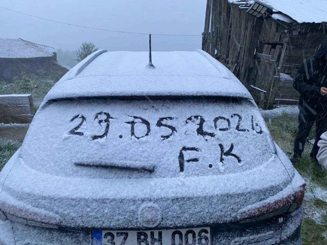 Mayıs sonunda kar sürprizi