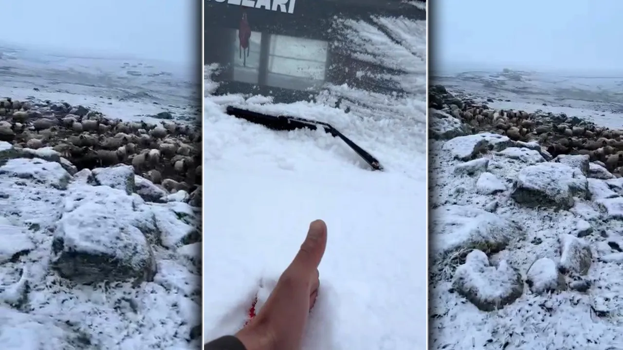 Yazı beklerken kar geldi! Mayıs sonunda bir kentimiz beyaza büründü 