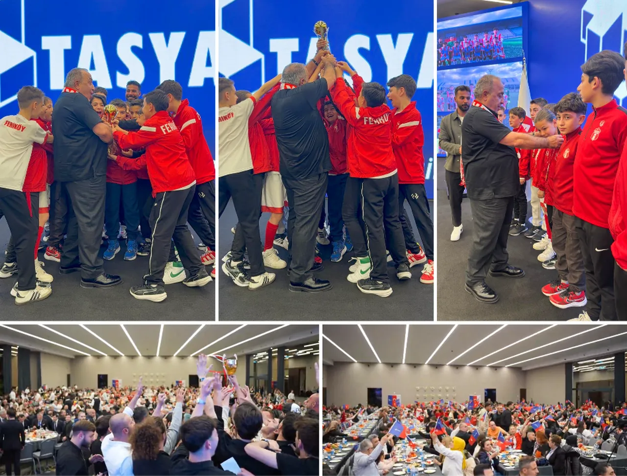 Feriköy Spor Kulübü’nün şampiyonluk gururu Taşyapı Şişli’de taçlandı: Spora emanet bir gelecek!