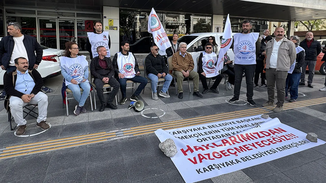 İzmirli belediyelerde isyan büyüyor! Karşıyaka'da da işçiler de ayaklandı