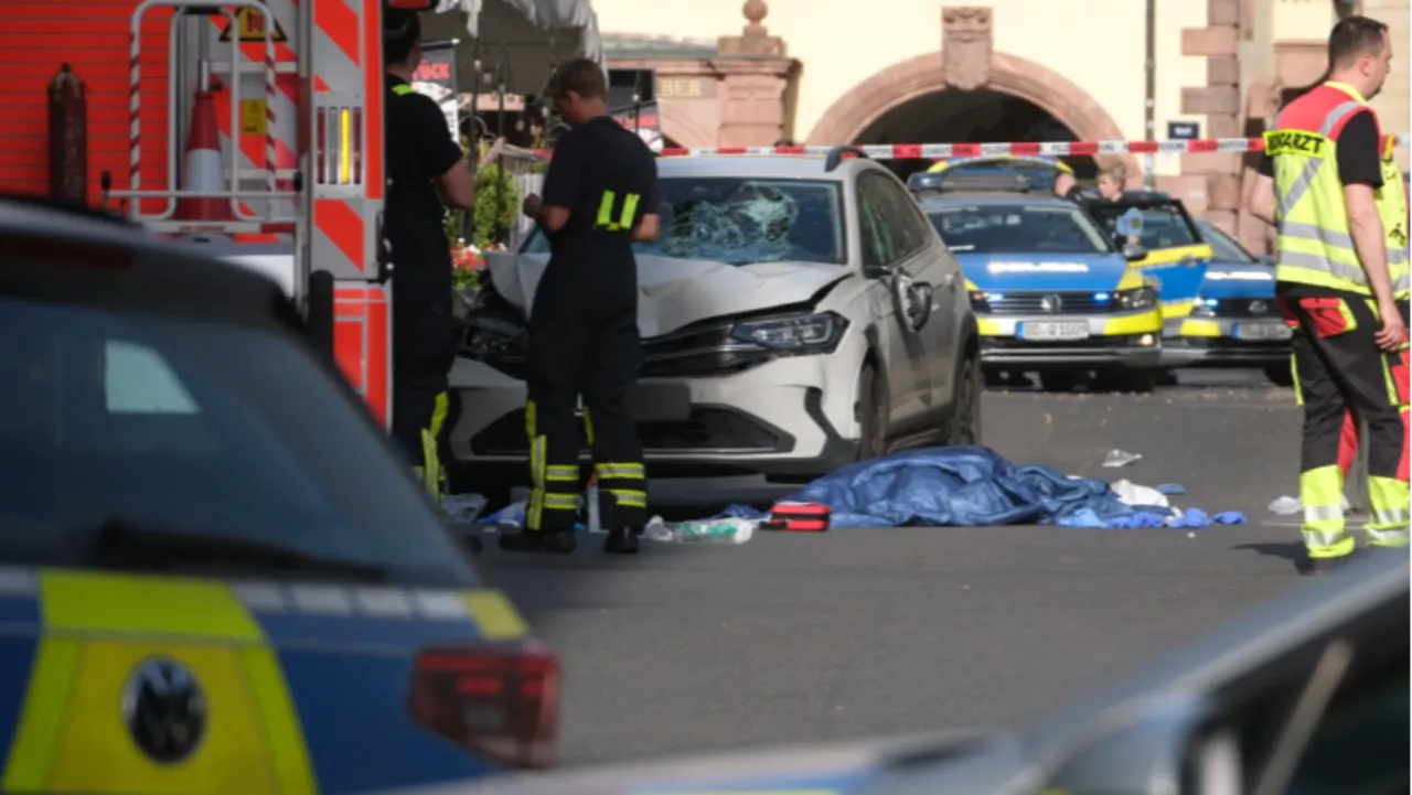 Leipzig'te saldırı! Araç kalabalığa daldı