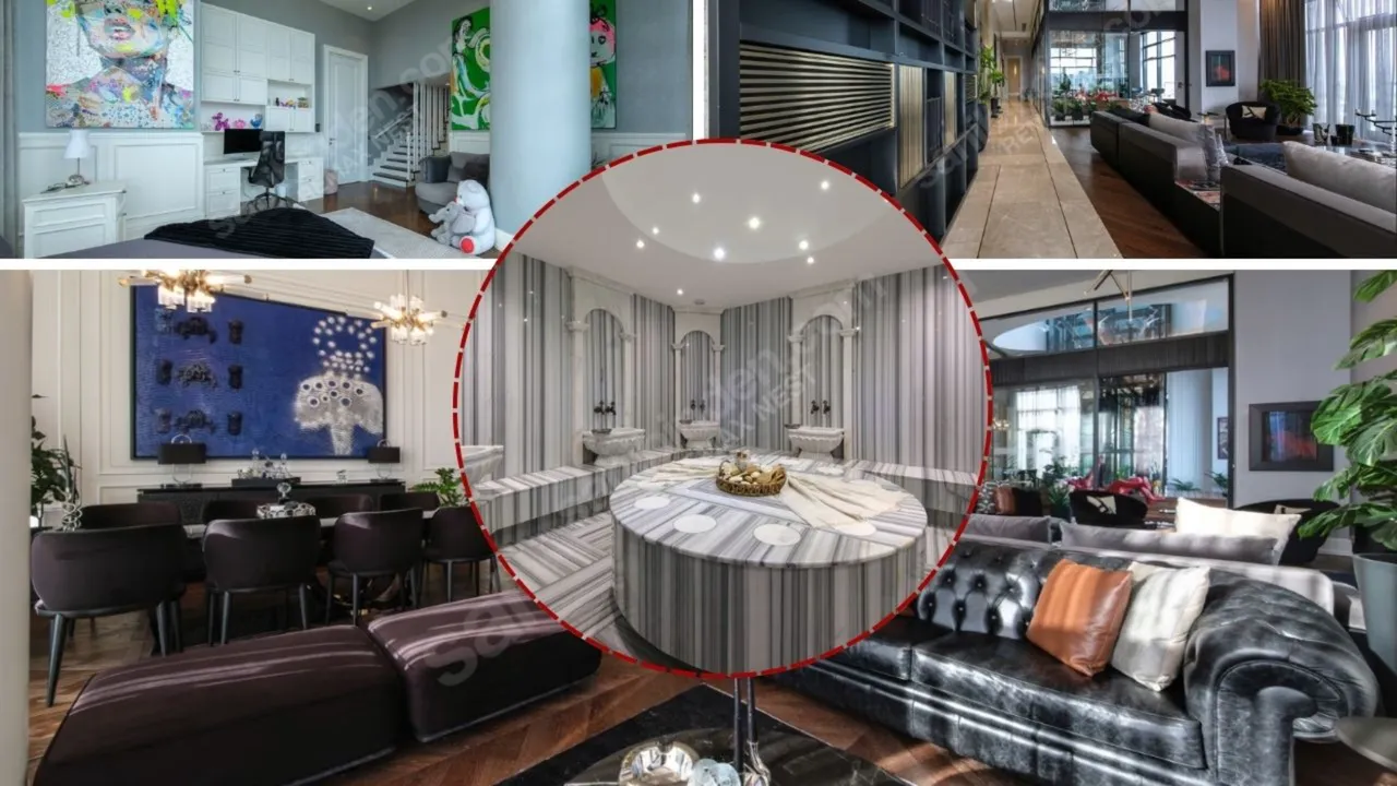 10 oda, 6 banyo, 6 balkon! Herkes Ankara Çukurambar'daki 579 milyon TL'lik lüks evi konuşuyor
