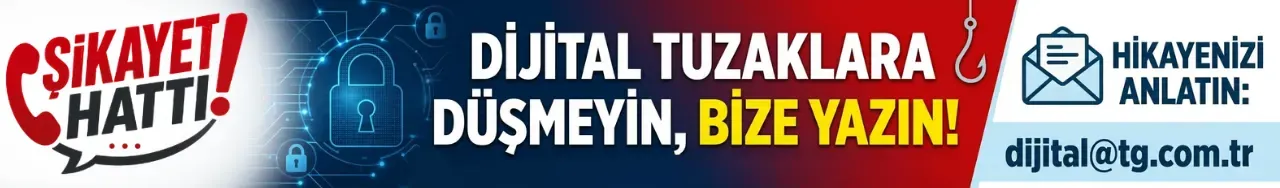 Başınıza gelen dolandırıcılık hadiseleriyle ilgili dijital@tg.com.tr adresine mail atabilirsiniz.