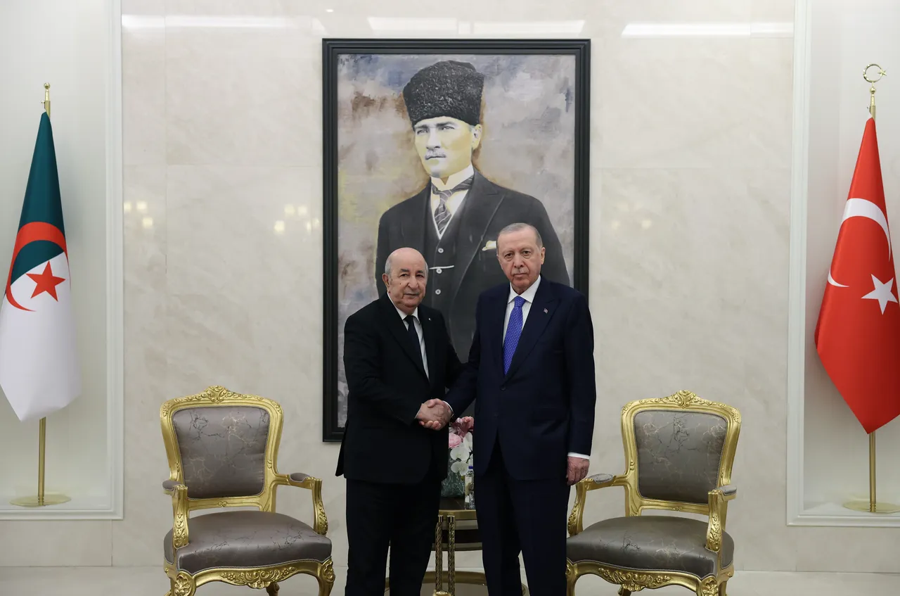 Erdoğan, Cezayir Cumhurbaşkanı Tebbun'u resmi törenle karşıladı