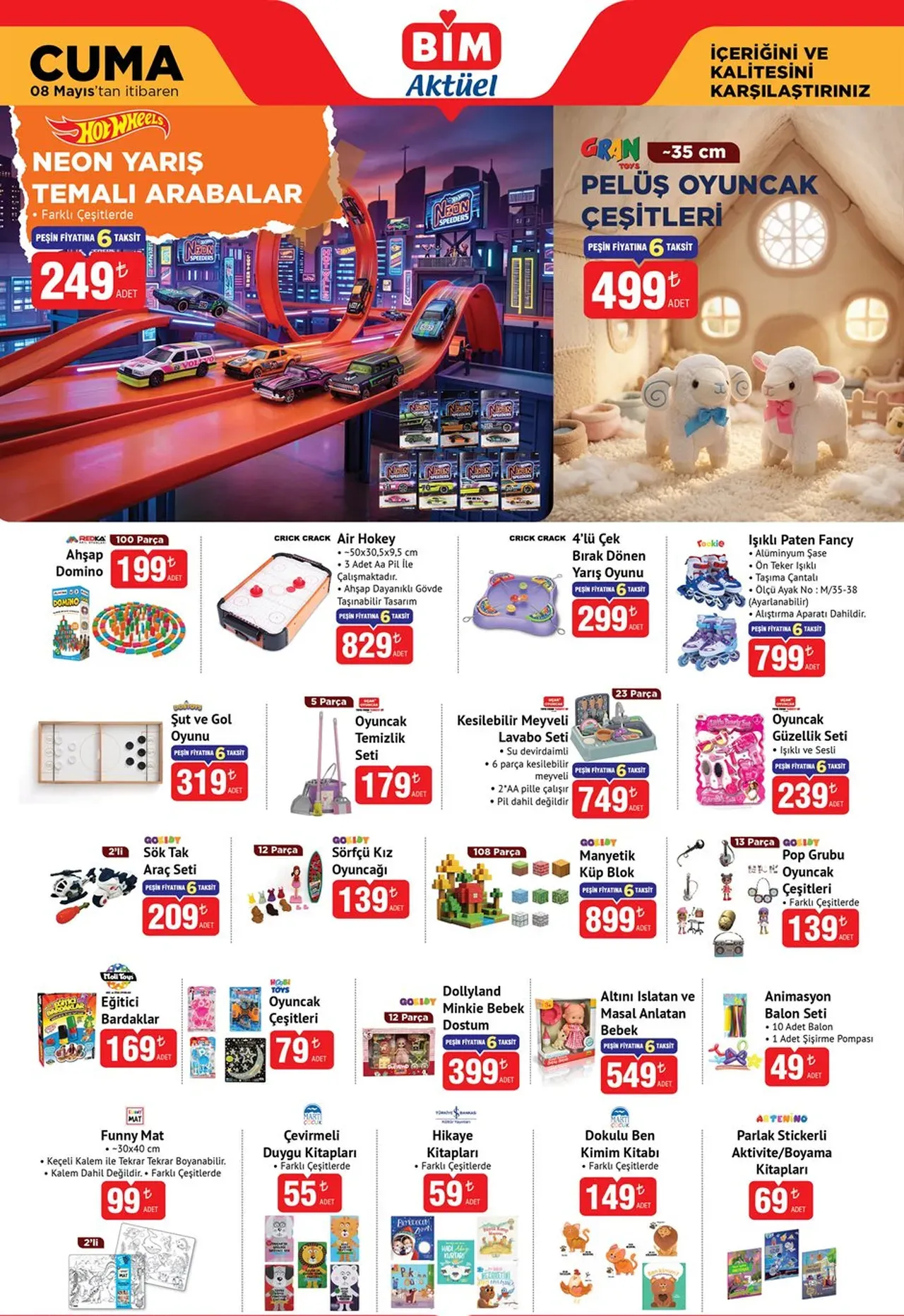 8 Mayıs BİM aktüel kataloğu tam liste satışta! BİMde bu Cuma neler var?