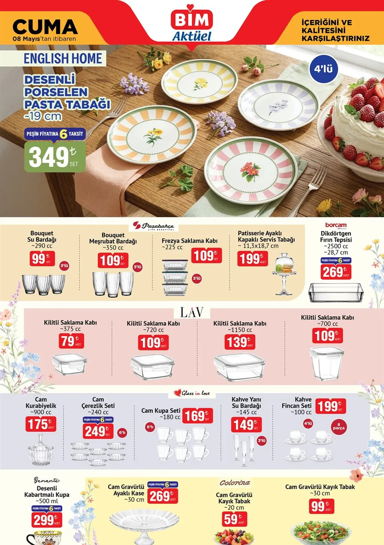 8 Mayıs BİM aktüel kataloğu tam liste satışta! BİMde bu Cuma neler var?