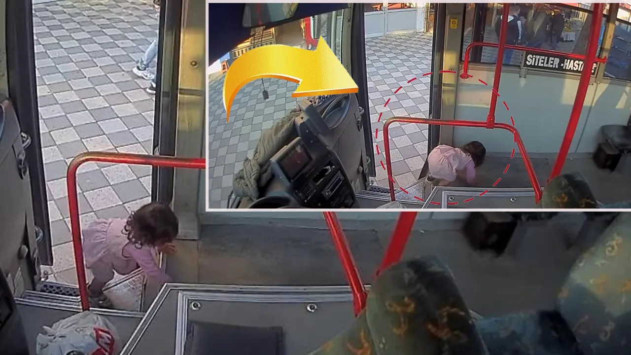 ‘Bebek Firarda’ filmini akıllara getiren olay… Otobüse emekleyerek bindi, şoför son anda fark etti