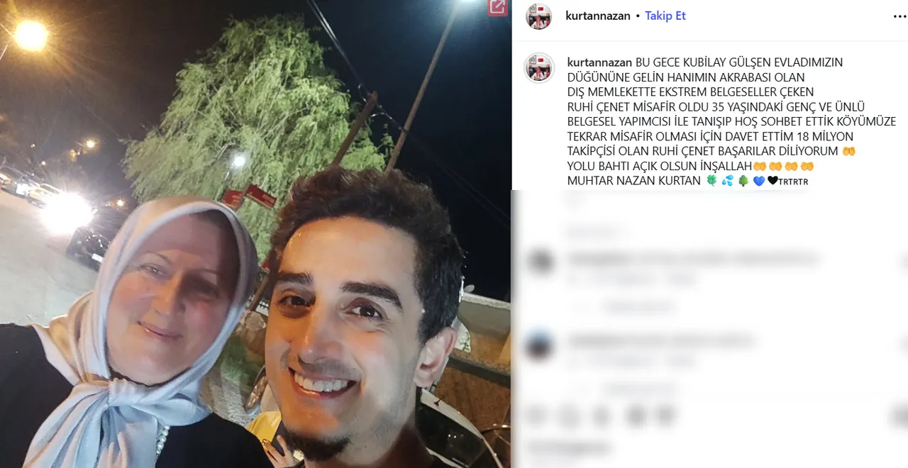 Hantavirüslü gemiden dönüp düğüne katılmış! Ruhi Çenet’e tepki yağdı