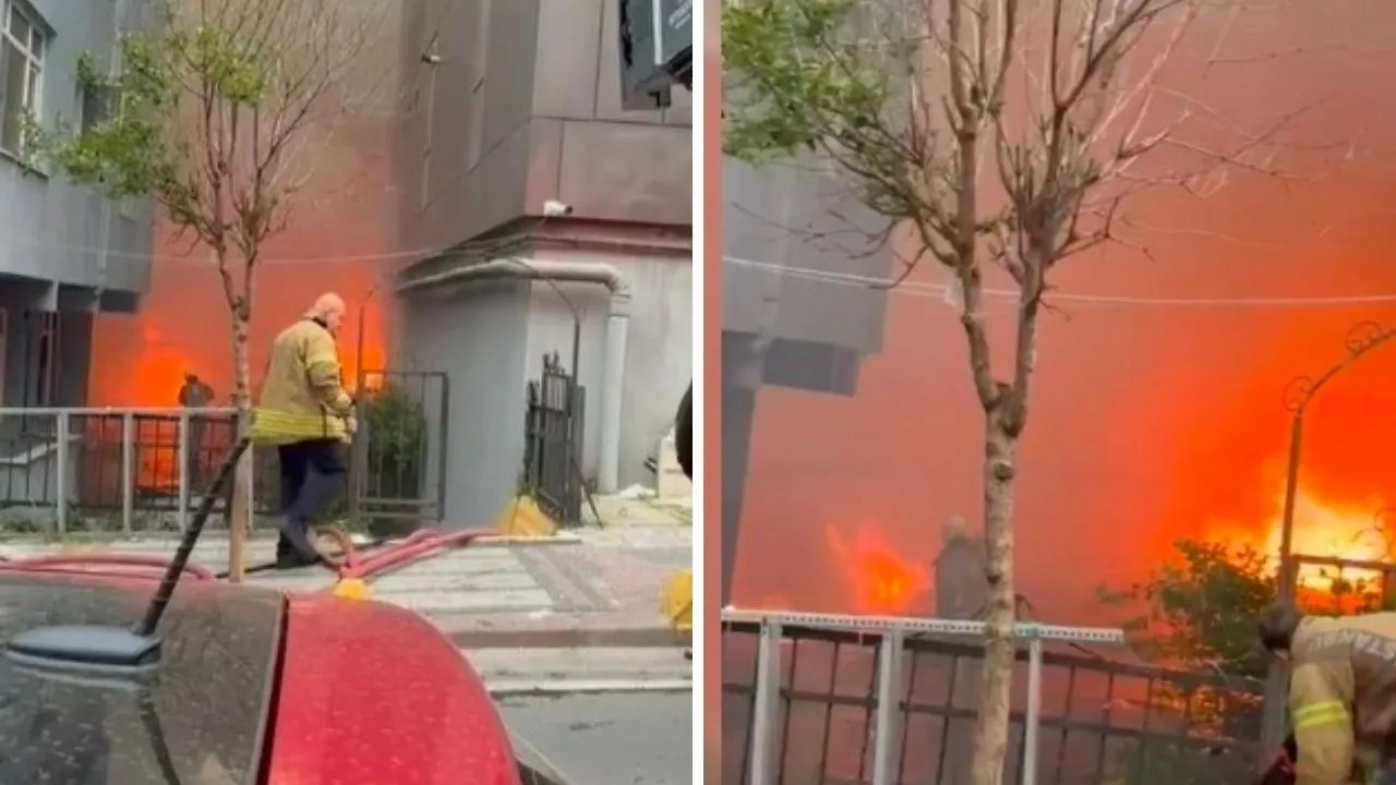 Kağıthane’de korkutan yangın! 1 kadın hastanelik oldu