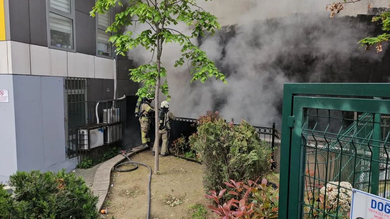 Kağıthane’de korkutan yangın! 1 kadın hastanelik oldu