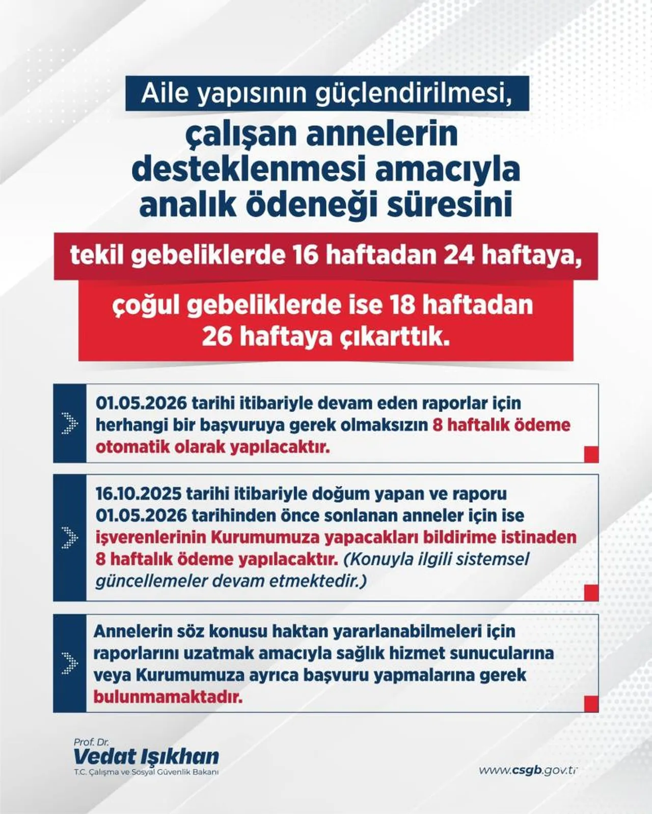 Çalışan annelere müjde! Süre uzatıldı, daha fazla maaş alacaklar