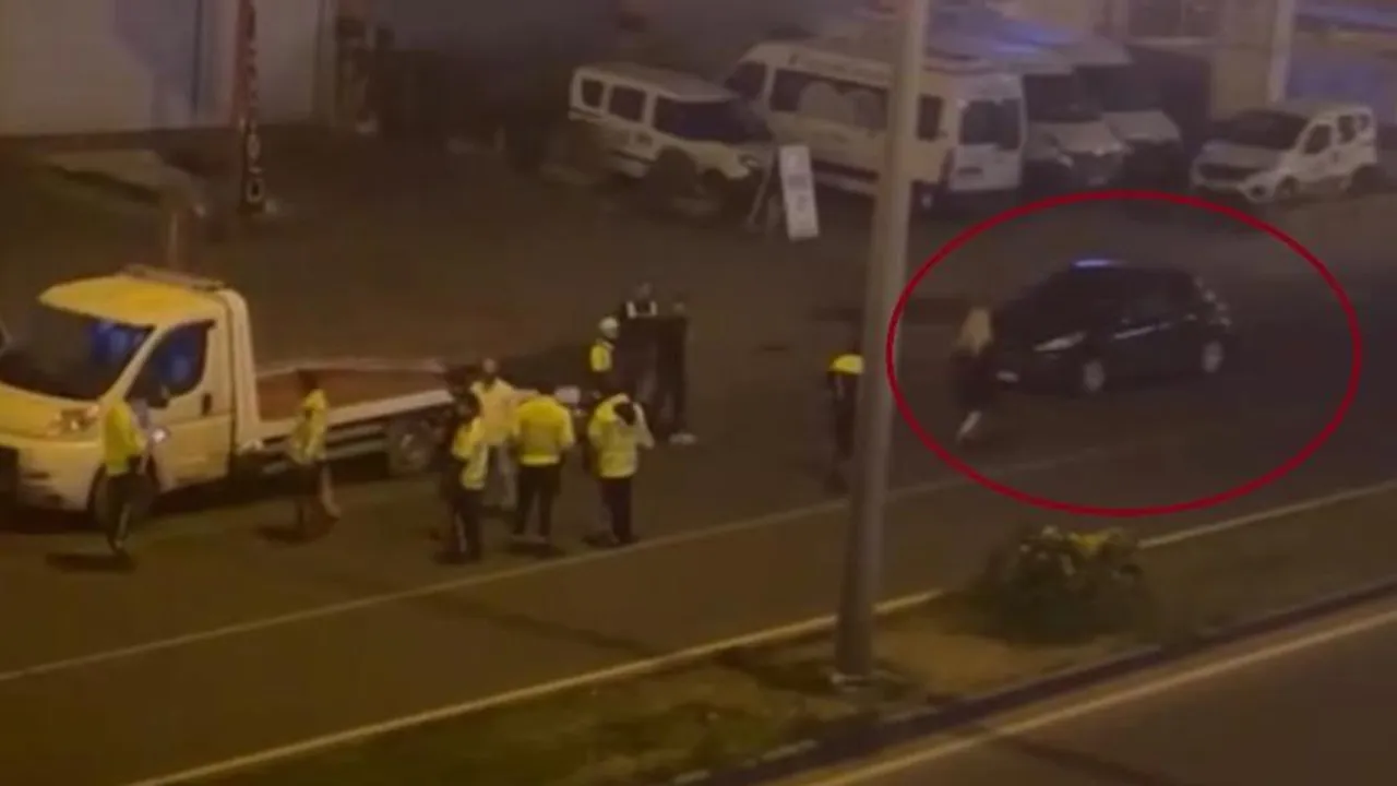 Ehliyeti de yok! Alkollü yakalanınca sinir krizi geçirdi