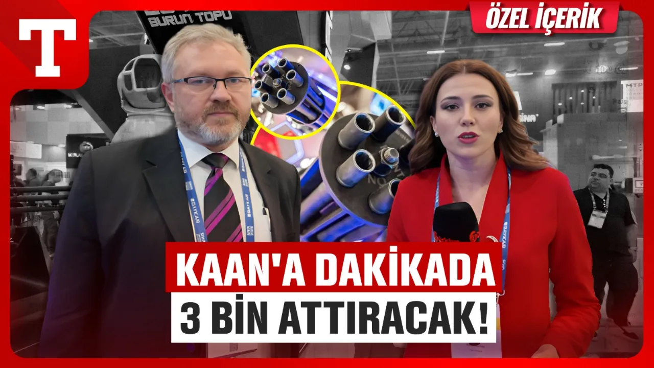 KAAN'ın namlusu dakikada 3 bin atacak! Adeta havada 'mermi bulutu' oluşturacak