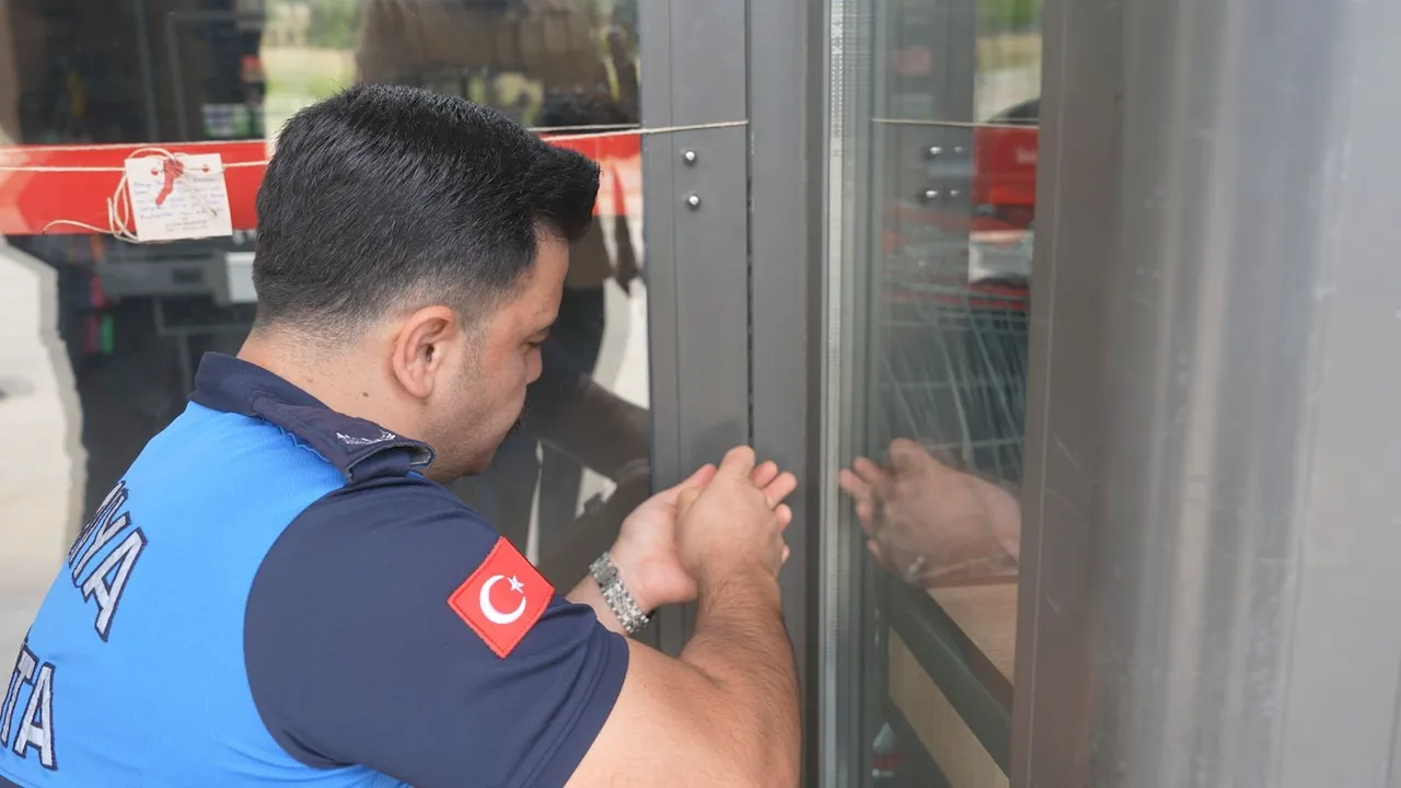 Tarihi geçmiş tavuk ürünleri satan zincir markete mühür vuruldu