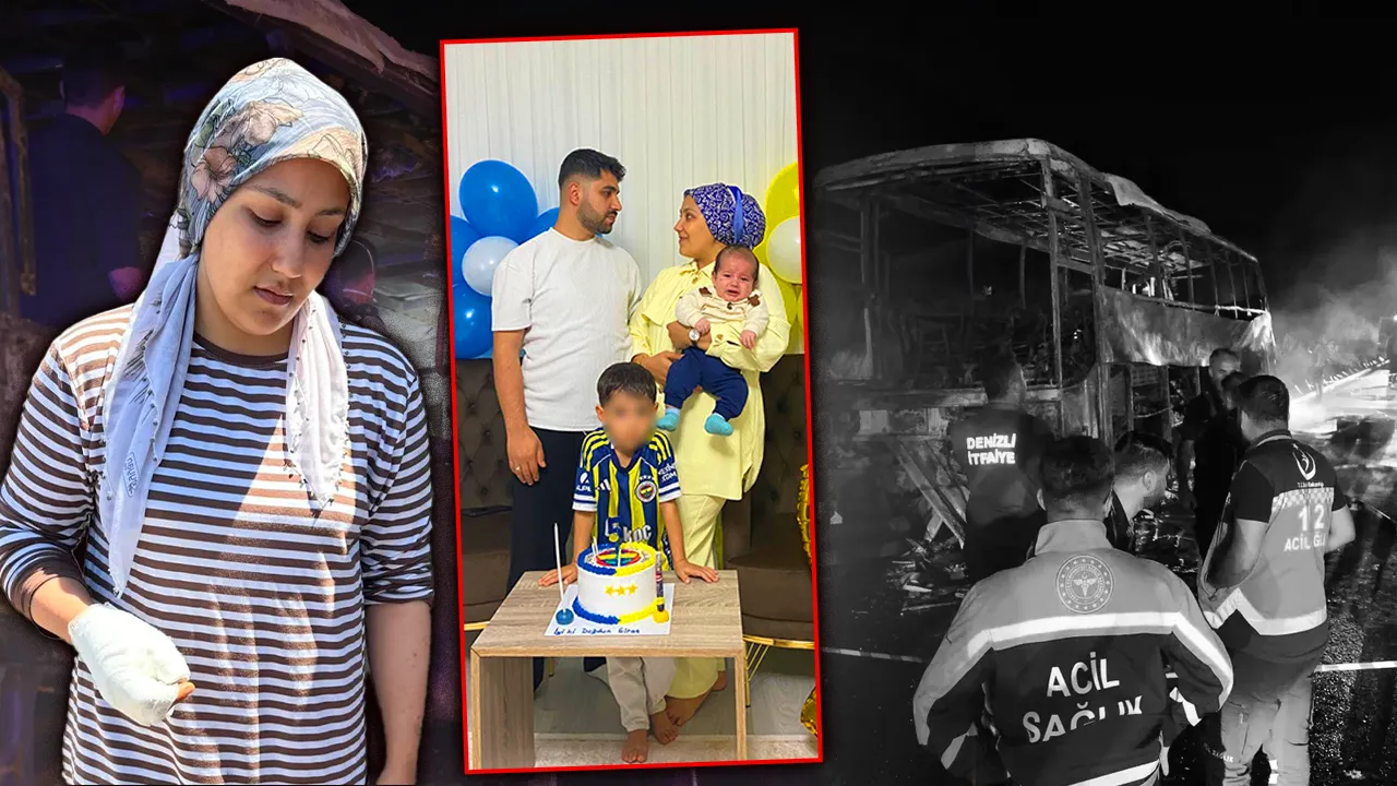 Denizli'deki otobüs faciasında eşi ve bebeğini kaybeden anne ilk kez konuştu: Eşim bebeğime siper olmuş 