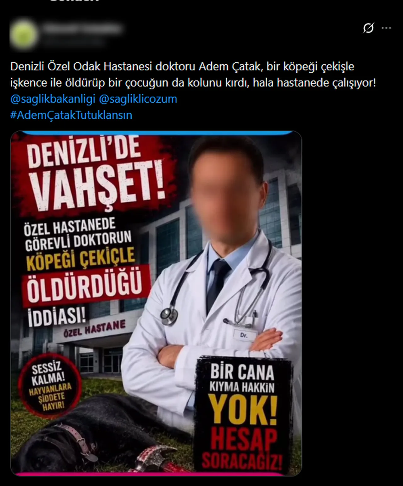 Çocukları köpek saldırısından kurtaran doktor hedef oldu