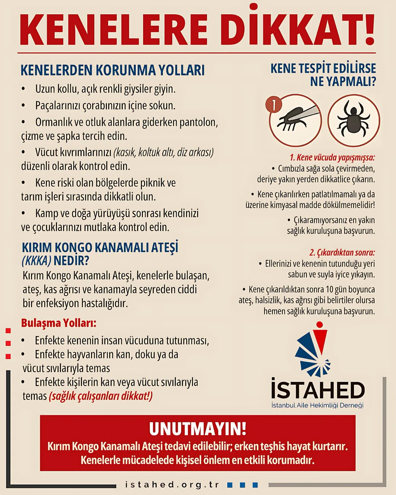 Yılan ısırınca emmeyin, kene görünce sigara basmayın!