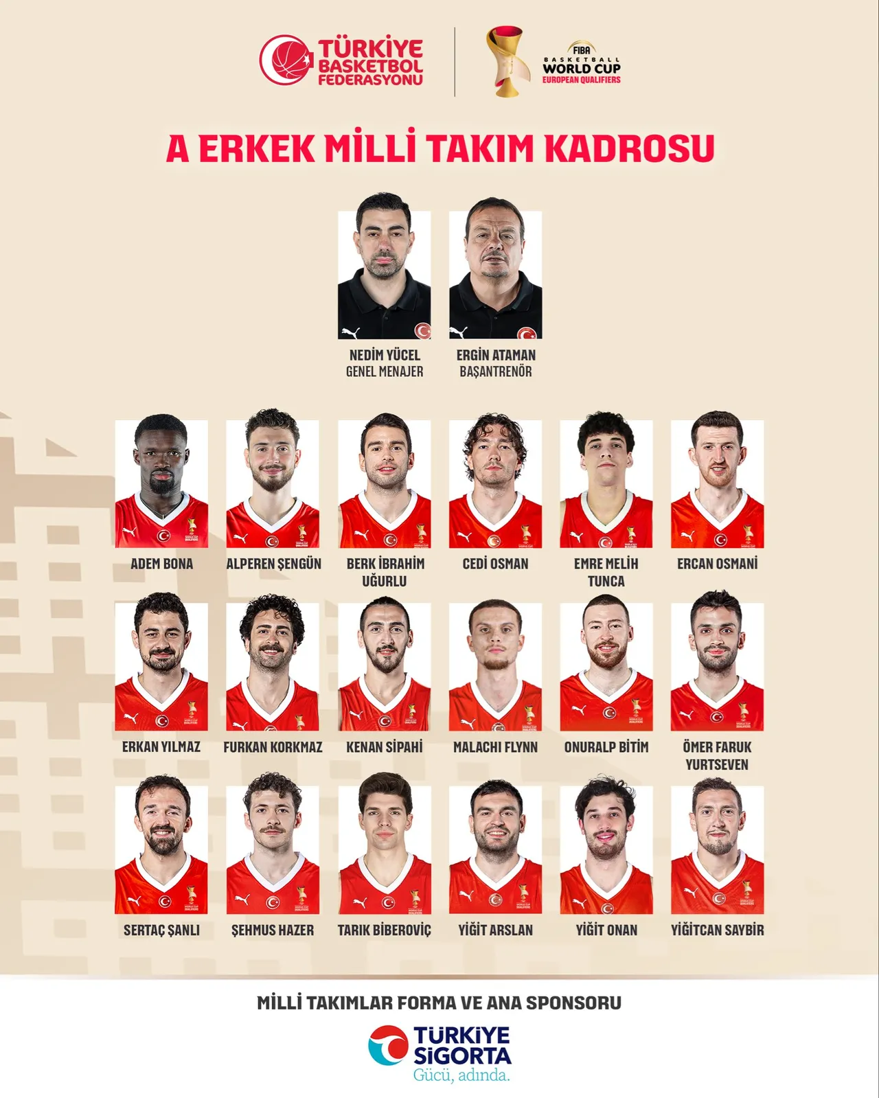 12 Dev Adam'ın Dünya Kupası Elemeleri kadrosu açıklandı