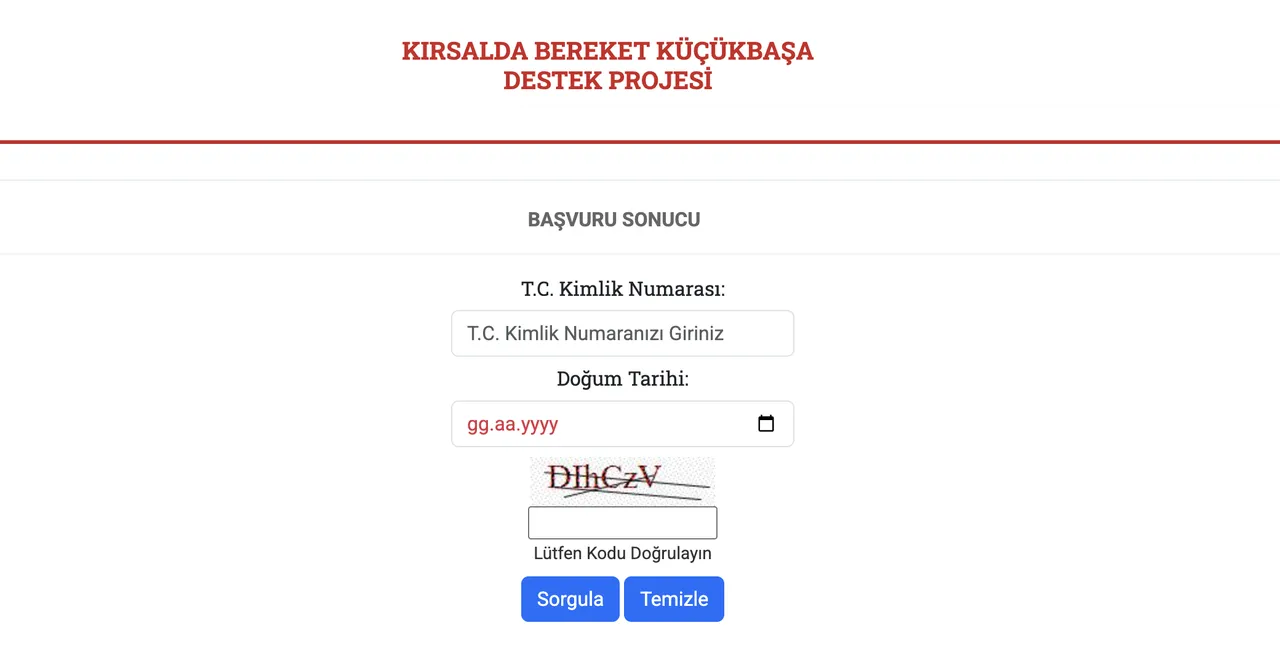 Kırsalda Bereket Küçükbaşa Destek Projesi sonuçları açıklandı! İşte sonuç sorgulama ekranı