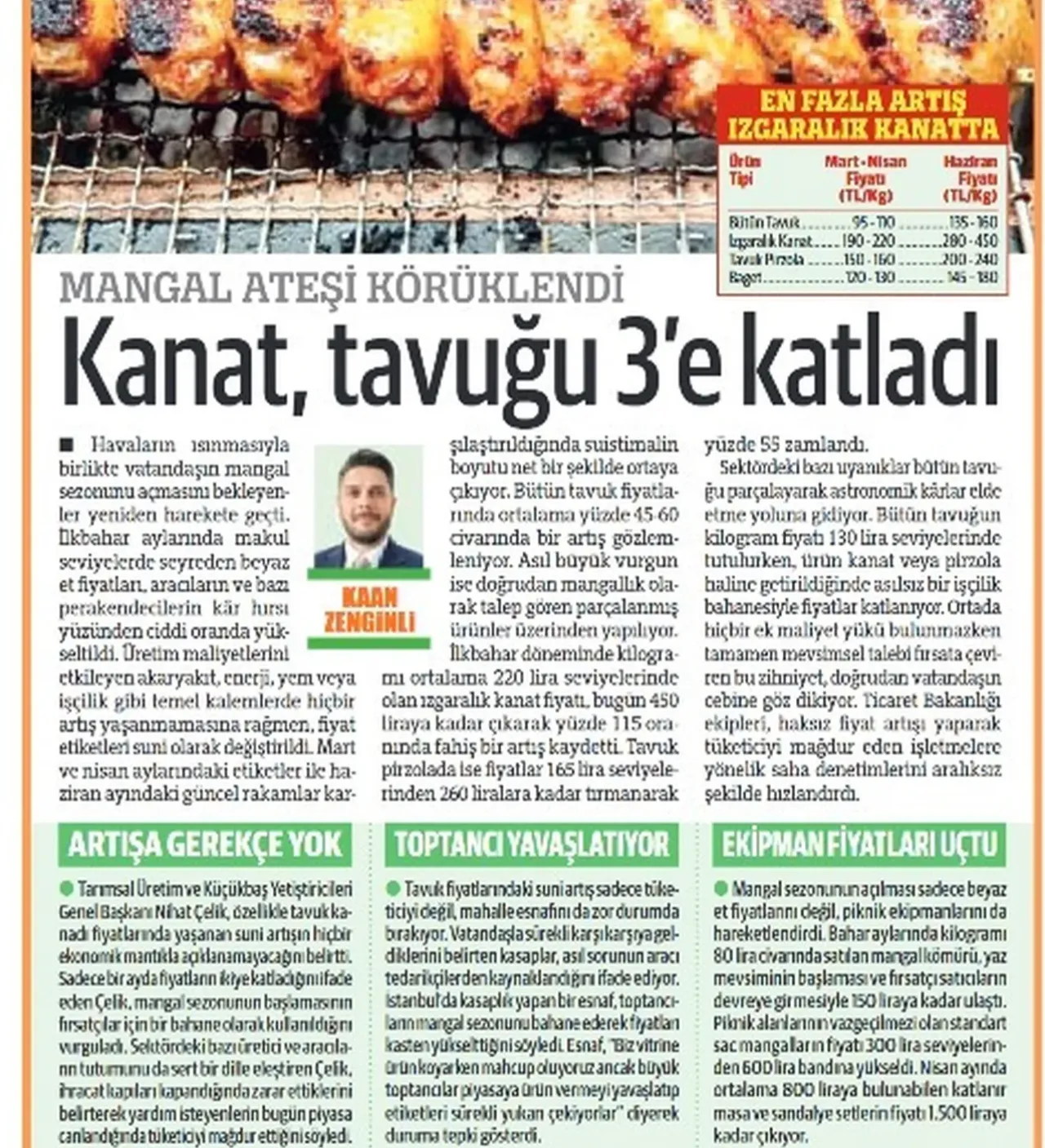 Sektördeki sorunlar, 3 gün önce Türkiye Gazetesi manşetinde yer almıştı.