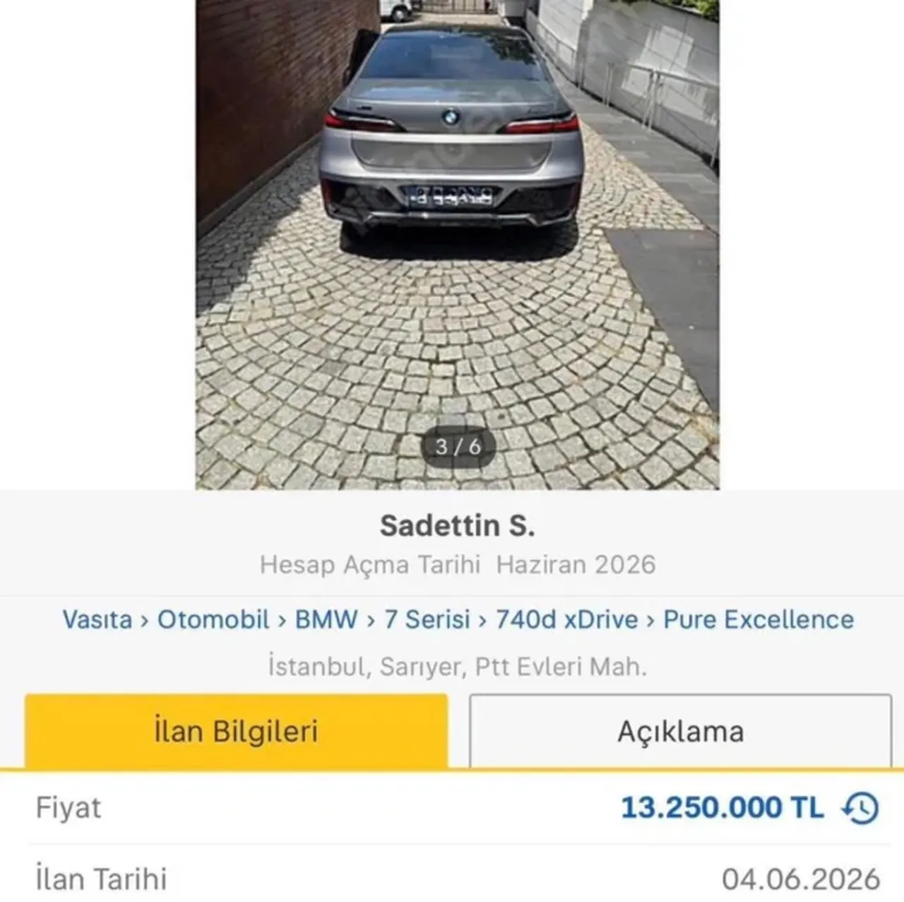 Sadettin Saran kazalı aracını satıyor! Hasar kaydı ve fiyatı dikkat çekti