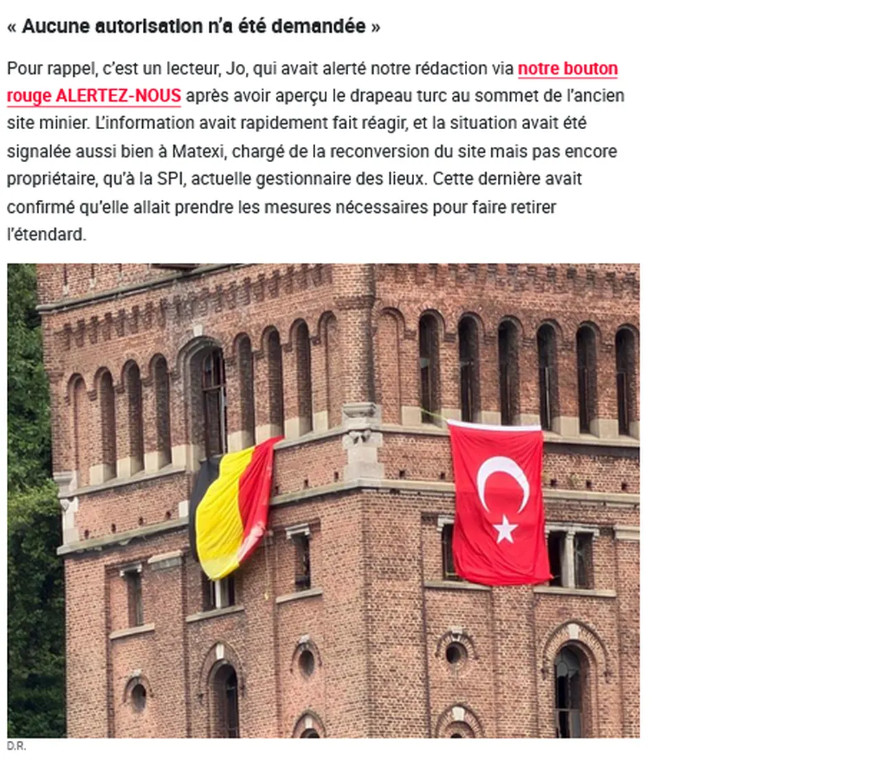 Belçika Türk bayrağını konuşuyor!
