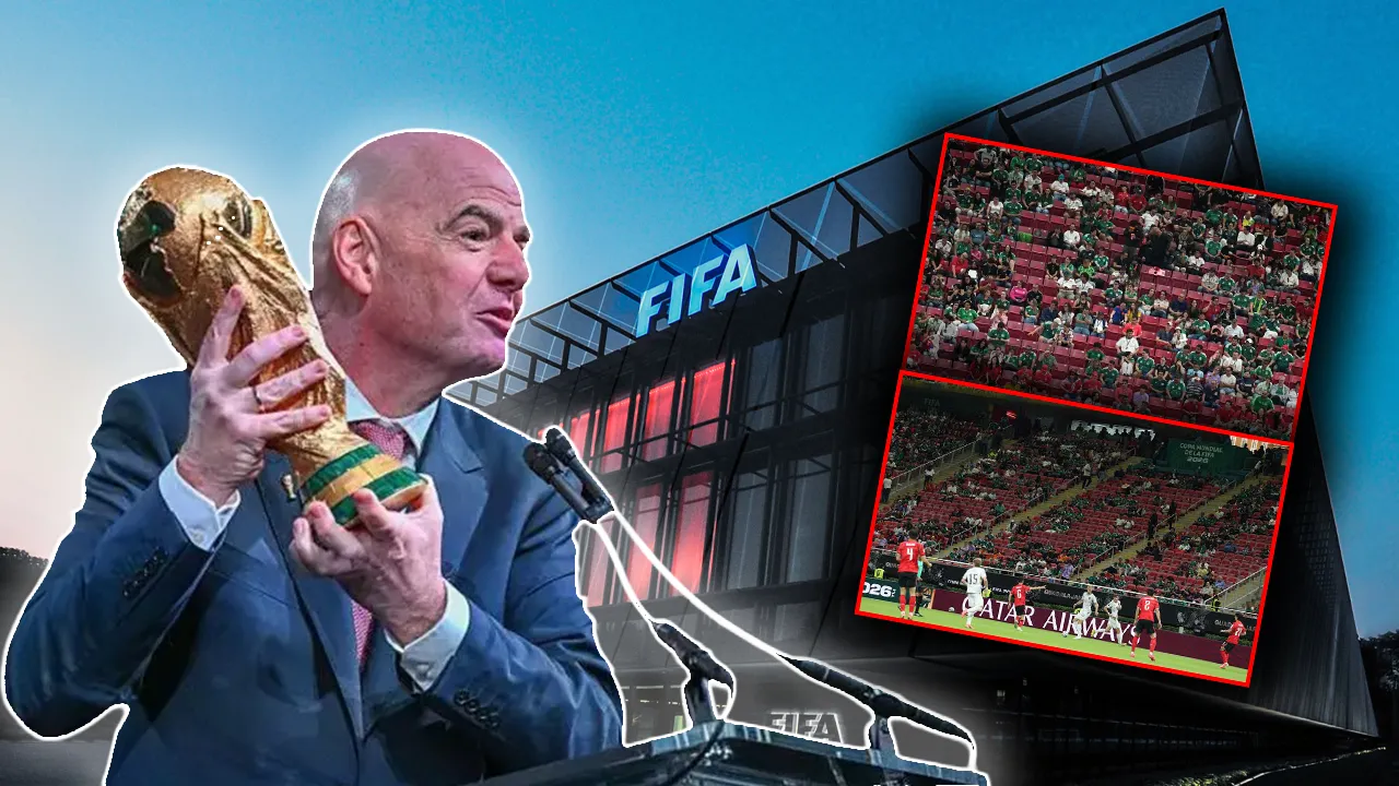 FIFA’dan boş tribün açıklaması: Taraftarlar koridorlarda izledi