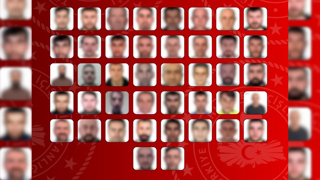 Kırmızı bültenle aranan 42 kişi yakalanarak Türkiye'ye getirildi