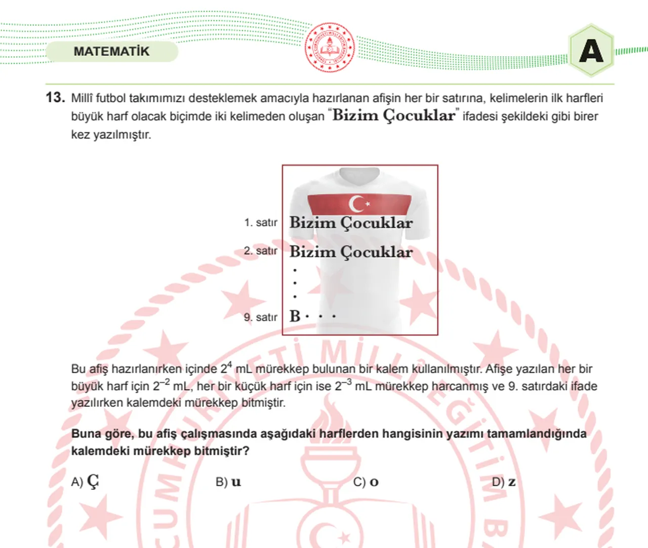 LGS'de bulunan 'Bizim Çocuklar' sorusu