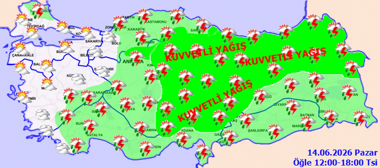 Haziran yağışı hız kesmiyor! Meteoroloji’den 16 ile sağanak uyarısı, sıcaklık 7 derece birden düşecek