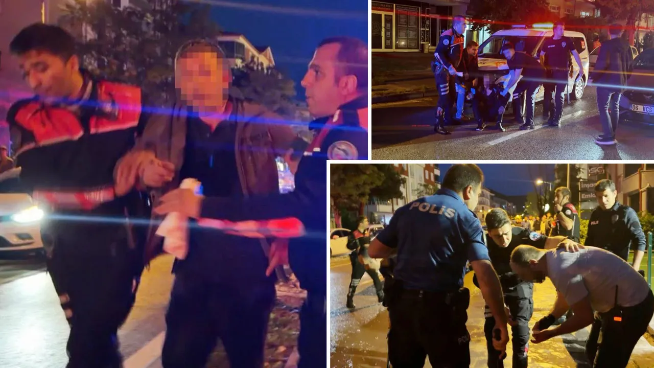 Kulağını kestiği gencin boğazına bıçak dayadı! Kahraman polis çıplak elle kurtardı