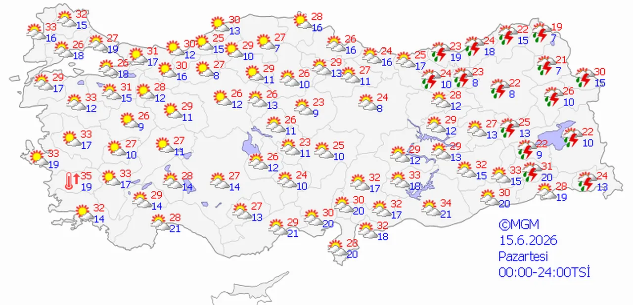 Önce yağış sonra bunaltıcı sıcaklar! Türkiye için kritik hafta başlıyor... İşte il il hava raporu