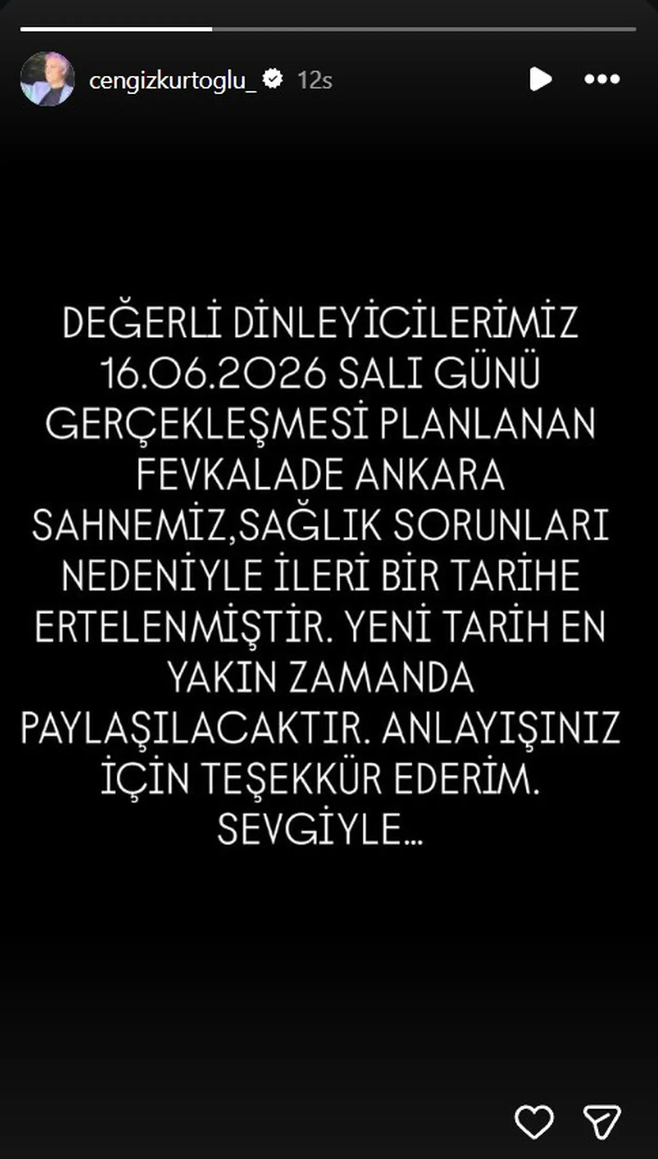 Cengiz Kurtoğlundan korkutan haber! Konseri ertelendi, işte ilk açıklama