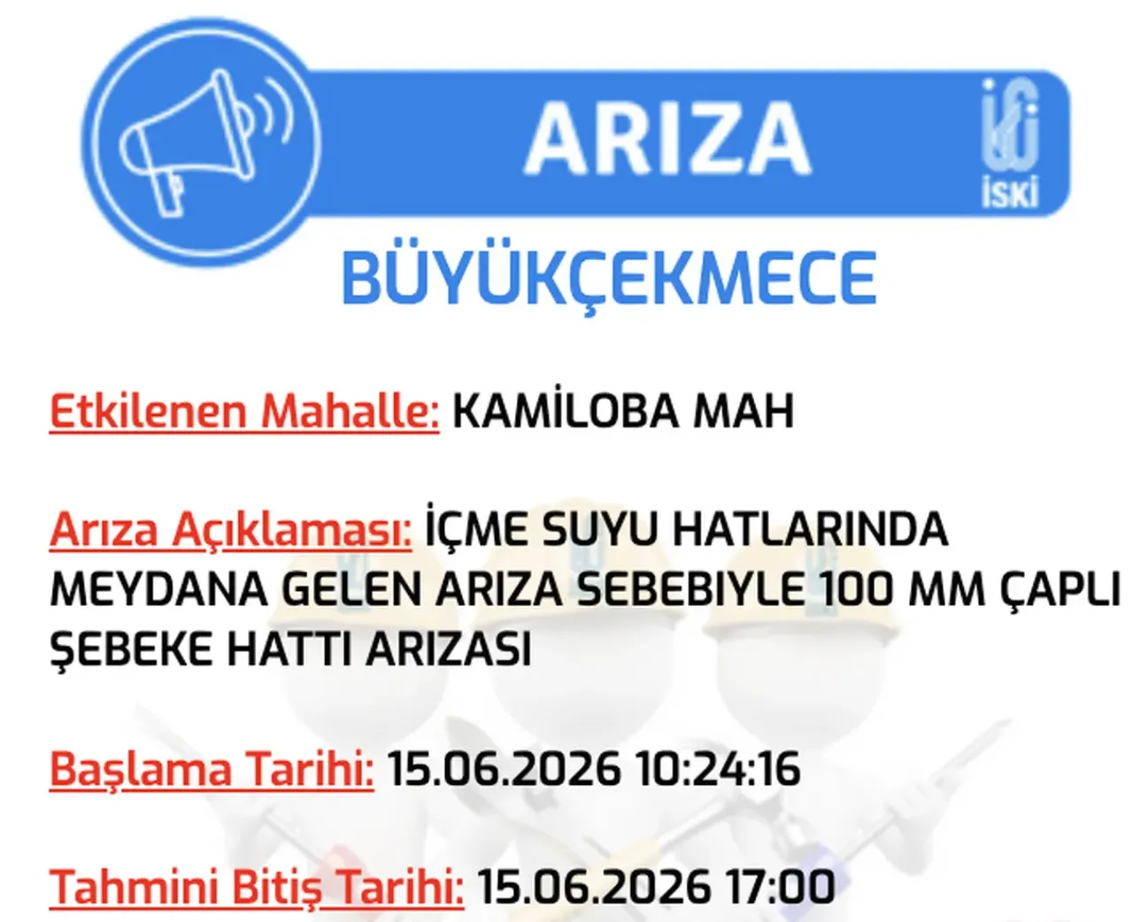 İSKİ su kesintisi 15 Haziran! Büyükçekmece, Beşiktaş, Beykoz, Ümraniye, Üsküdarda sular saat kaçta, ne zaman gelecek?