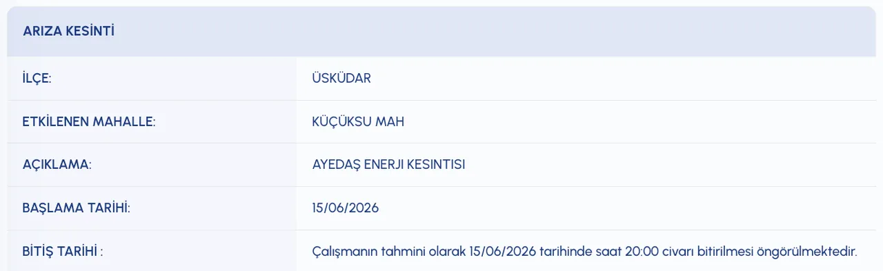 İSKİ su kesintisi 15 Haziran! Büyükçekmece, Beşiktaş, Beykoz, Ümraniye, Üsküdarda sular saat kaçta, ne zaman gelecek?