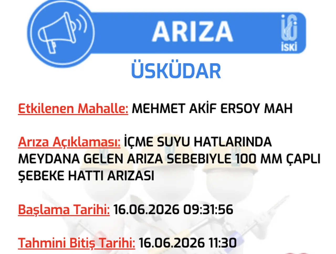 İSKİ su kesintisi 16 Haziran: İstanbul Esenyurt, Fatih ve Üsküdarda sular ne zaman, saat kaçta gelecek?