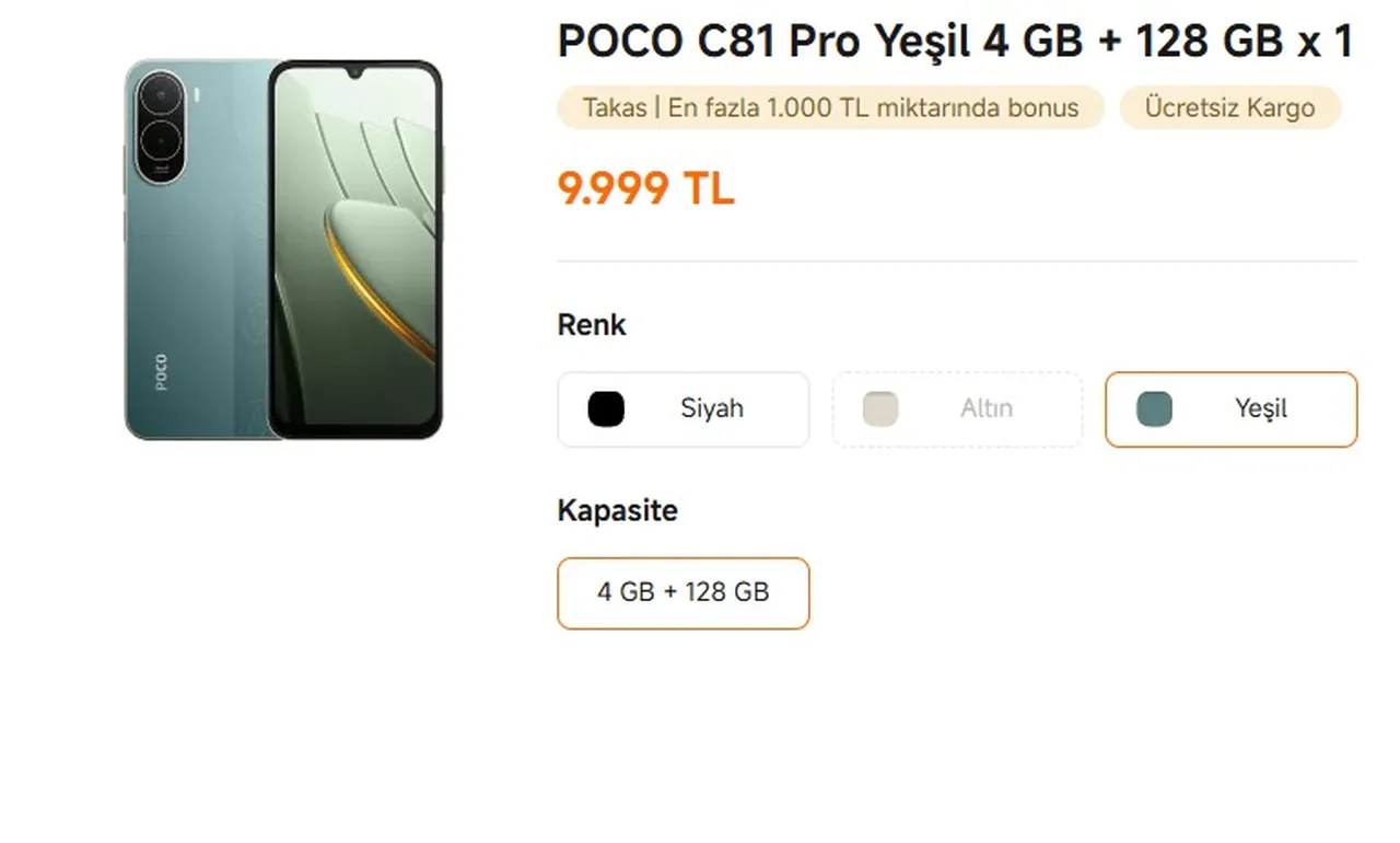 POCO’dan bütçe dostu akıllı telefon! 120Hz ekran hızı, 10 bin TL altında fiyat