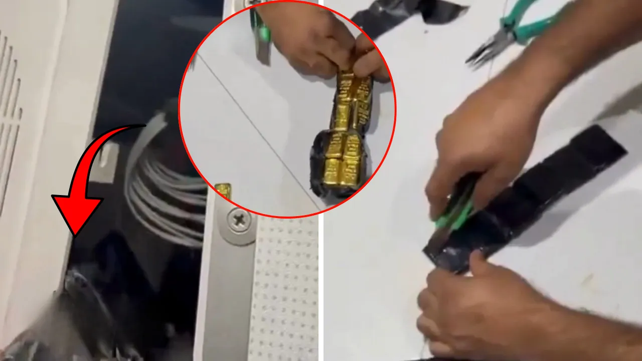 Uçak tuvaletinde 17 milyonluk altın bulundu! Ekipler bile şaşkına döndü
